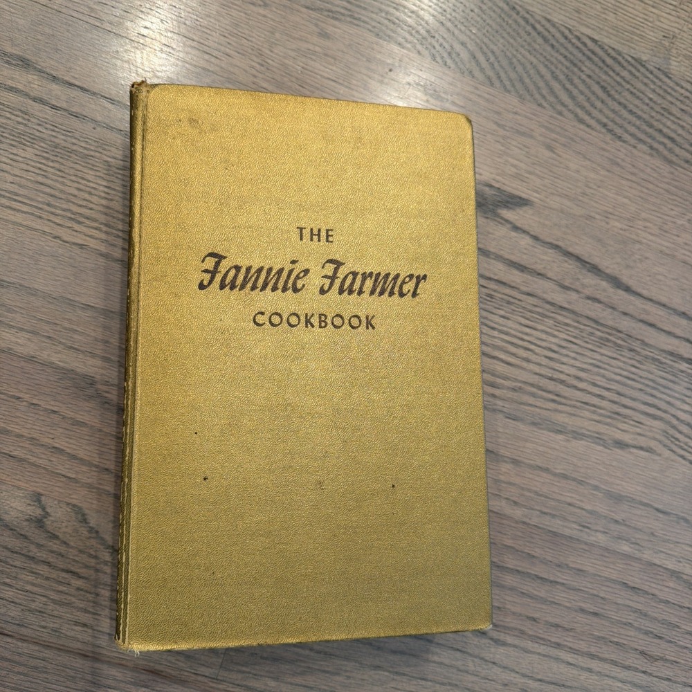 The Fannie Farmer Recipe Cookbook revised by Wilma Lord Perkins 1965 HC Vintage